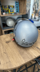 VESPA KASK VISOR İNTERKOM BLUETOOTH AÇIK GRİ /G23 RENK KODU