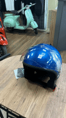 VESPA KASK VİSOR MODELİ YENİ MAVİ RENK
