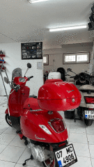 VESPA PRİMAVERA RED ÇANTA SETİ TOPCASE