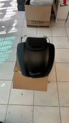 VESPA SPRİNT MAT SİYAH ÇANTA SETİ