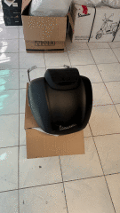 VESPA SPRİNT MAT SİYAH ÇANTA SETİ