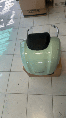 VESPA PRİMAVERA TOPCASE MİNT YEŞİL ÇANTA SETİ 2024 YENİ MODEL
