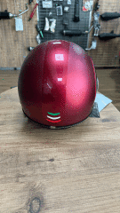 VESPA VİSOR KASK MODERNİST BORDO