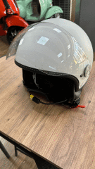 VESPA KASK VISOR İNTERKOM BLUETOOTH MAT BEYAZ