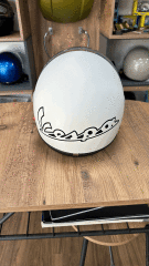 VESPA KASK VISOR İNTERKOM BLUETOOTH MAT BEYAZ