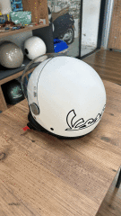 VESPA KASK VISOR İNTERKOM BLUETOOTH MAT BEYAZ