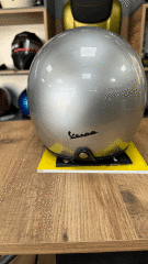 VESPA İTALYA JET KASK GRİ