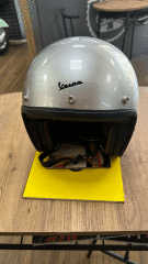VESPA İTALYA JET KASK GRİ