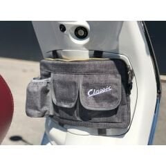VESPA TORPİDO ÇANTASI SİP MARKA GRİ
