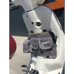 VESPA TORPİDO ÇANTASI SİP MARKA GRİ