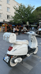 VESPA JUSTIN BIEBER DERİ BAGAJ ÇANTA DEMİR HARİÇ