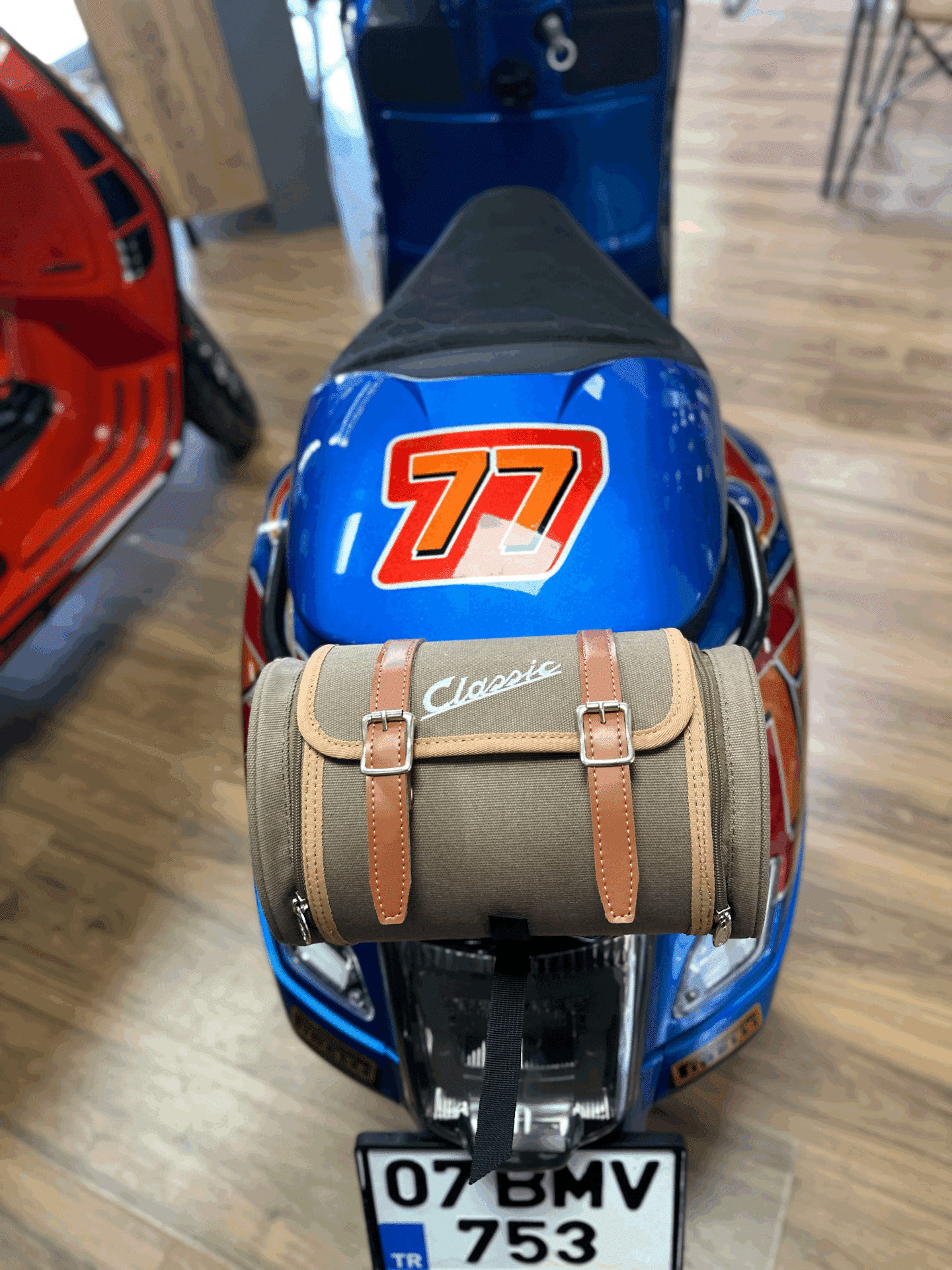 VESPA CLASSİC ARKA ÇANTA TOPCASE KÜÇÜK YEŞİL