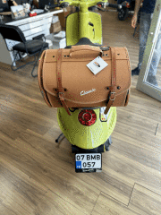 VESPA CLASSİC ARKA ÇANTA TOPCASE BÜYÜK BEJ