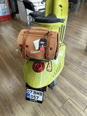 VESPA CLASSİC ARKA ÇANTA TOPCASE ORTA BEJ