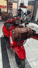 VESPA CLASSİC ARKA ÇANTA TOPCASE ORTA BOY BORDO