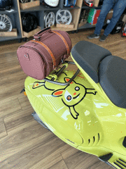 VESPA CLASSİC ARKA ÇANTA TOPCASE ORTA BOY BORDO