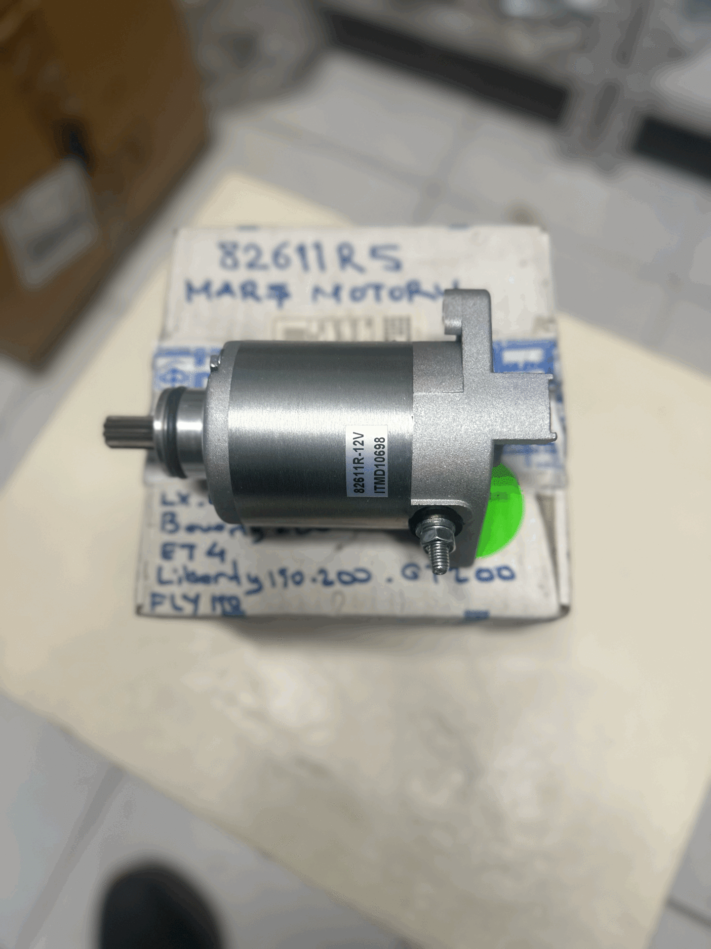 PİAGGİO VESPA GİLERA MARŞ MOTORU / MARŞ DİNAMOSU 82611R5 KOD