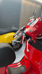 VESPA HİGHSİDER GİDON AYNA TAKIMI KROM