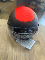 VESPA KIRMIZI SİYAH VJ KASK