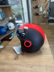 VESPA KIRMIZI SİYAH VJ KASK