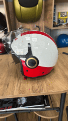 VESPA RACİNG SİXTİES  KASK BEYAZ / KIRMIZI