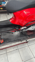 VESPA PRİMAVERA VE SPRİNT YOLCU   AYAK BASMA  KROM