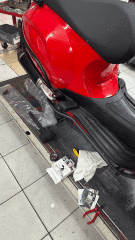 VESPA PRİMAVERA VE SPRİNT YOLCU   AYAK BASMA  KROM