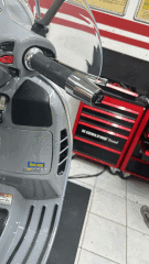 VESPA GTS VE GTV DENGE TOPUZU ÇANTA İÇİN ZELİONİ KROM
