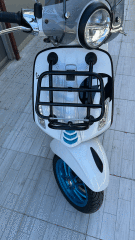 VESPA PRİMAVERA VE SPRİNT ÖN PORT BAGAJ PARLAK SİYAH
