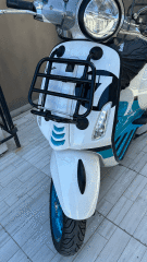 VESPA PRİMAVERA VE SPRİNT ÖN PORT BAGAJ PARLAK SİYAH