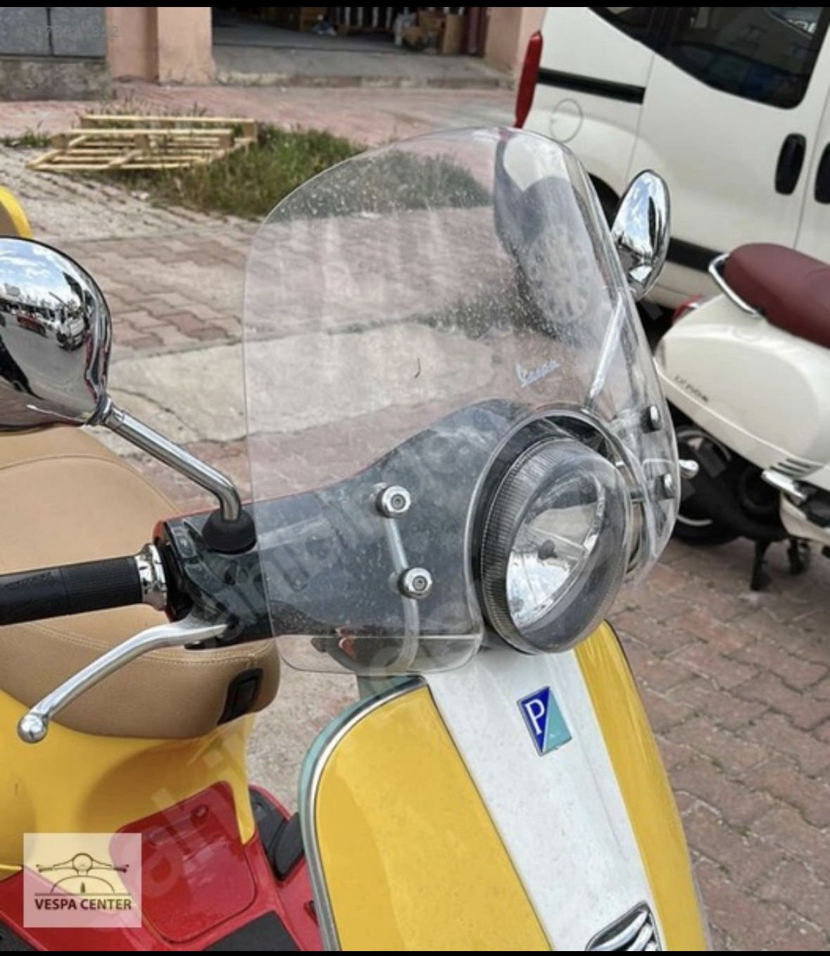 VESPA LX ÖN CAM ŞEFFAF