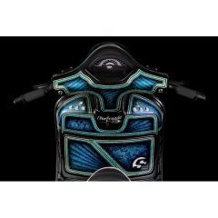 VESPA GTS GÖSTERGE ÇERÇEVESI SIP PARLAK SIYAH